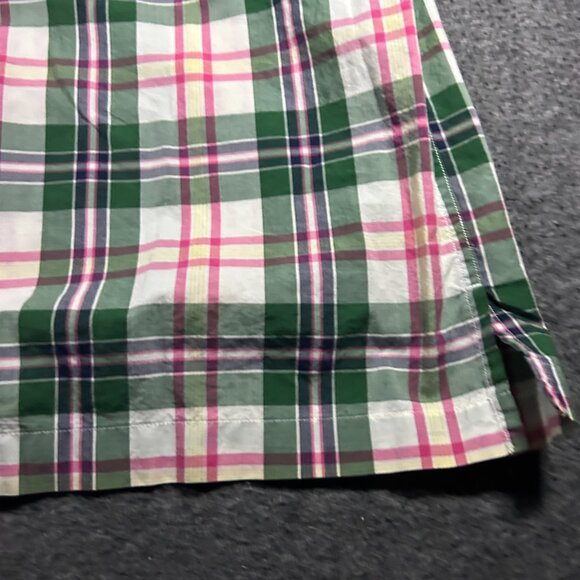 DANIEL CREMIEUX SHIRT PLAID GREEN PINK COLORFUL Y2k Vintage Large - Picture 9 of 13